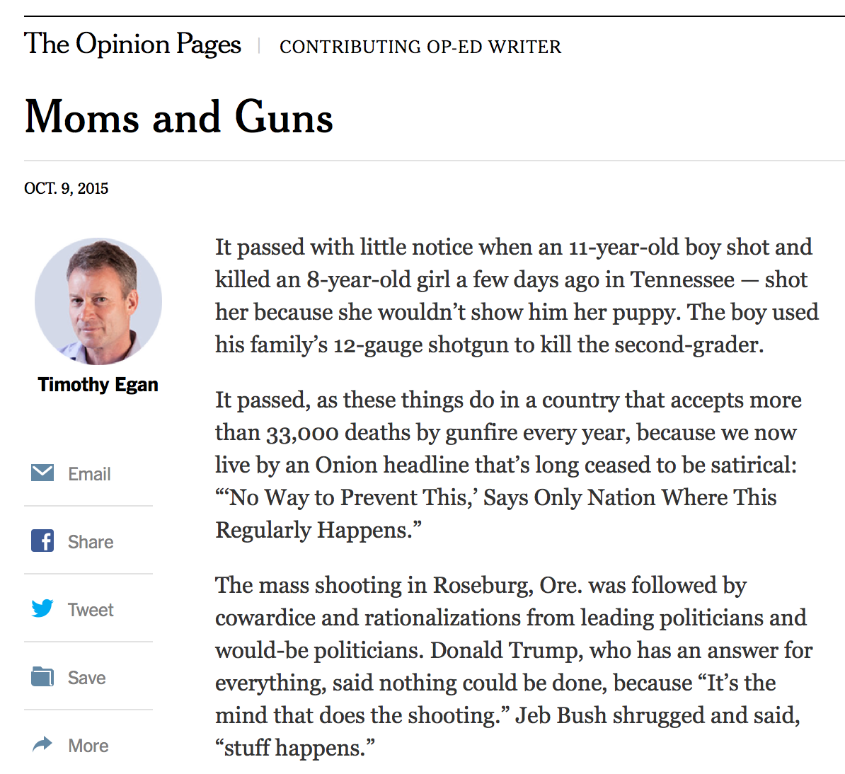 new york times timothy egan