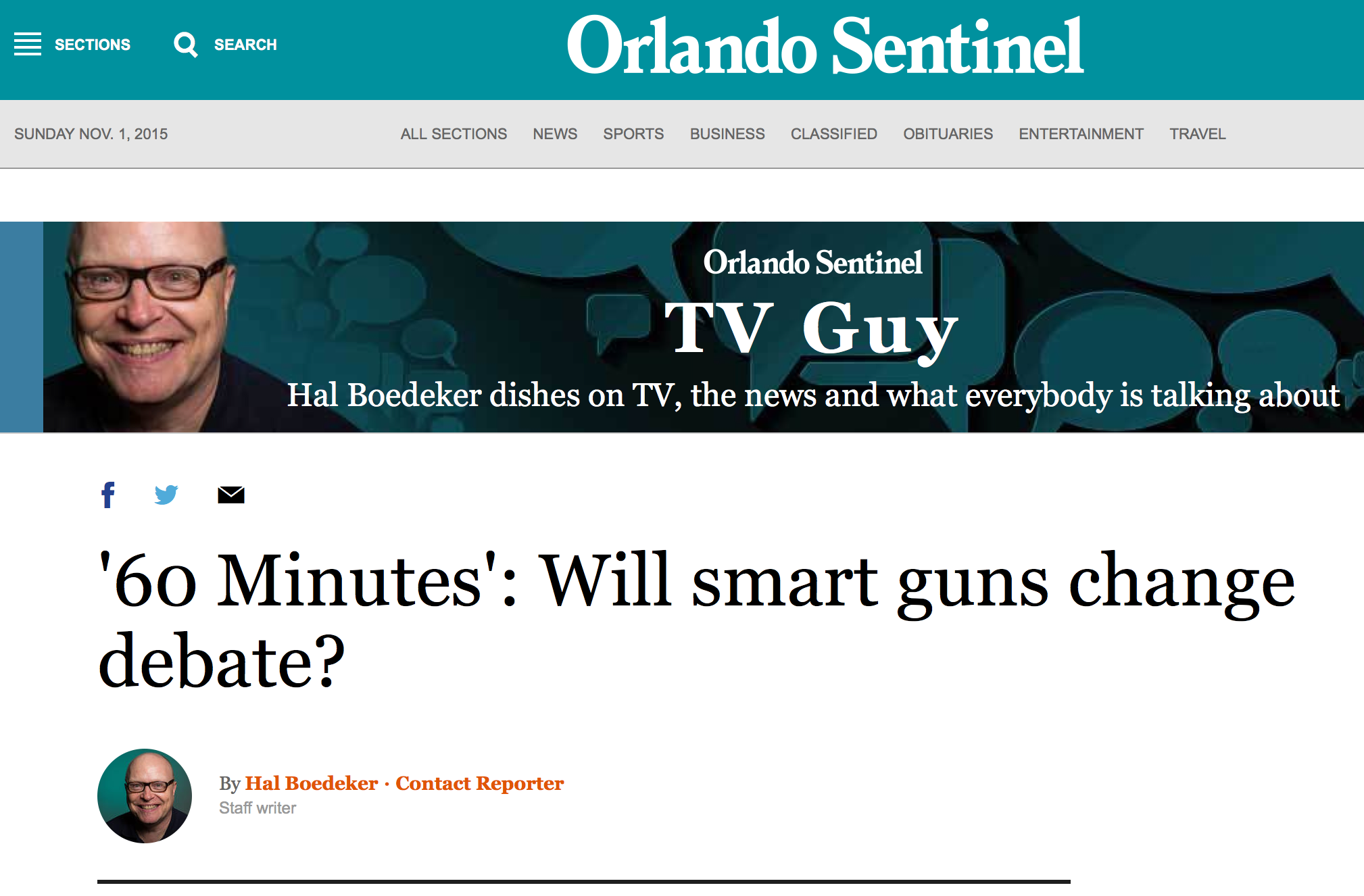 orlando sentinel smart guns